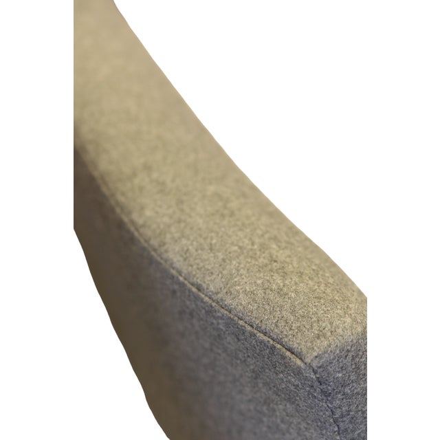 Danish Sofa and Armchairs in Gray Wool Fabric, 1960s, Set of 3 For Sale - Image 15 of 18