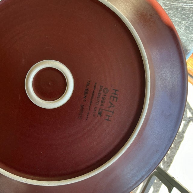 Vintage Boho Studio Pottery Plate For Sale In West Palm - Image 6 of 6