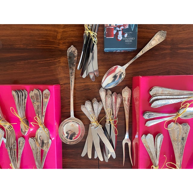 Silver 800 Cutlery, 1890s, Set of 89 For Sale - Image 4 of 11