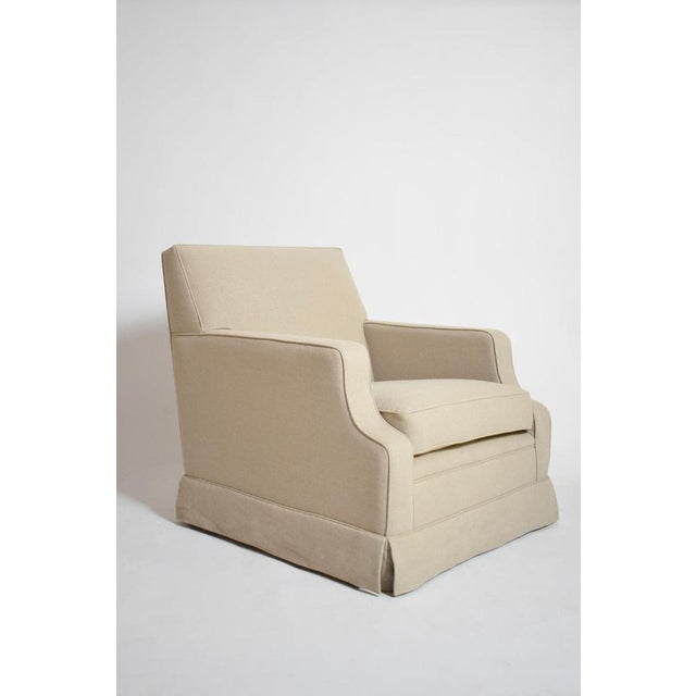 Fabric armchair, 1960s. Height: 87 cm - 34.25 in Length: 80 cm - 31.5 in Width: 90 cm - 35.43 in Seating height: 42 cm -...