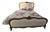 French Upholstered Rose Bedroom Set For Sale