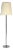 Chrome Floor Lamp by Kovacs For Sale