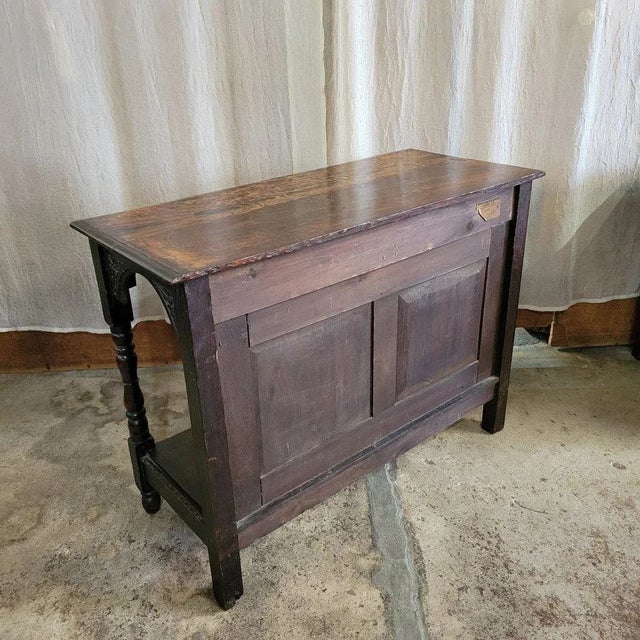 Antique English Console Carved Circa 1840 For Sale - Image 4 of 13