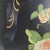 Black Large 1950s Hand Painted Toleware Tray Black Metal Floral Serving Tole Fine Arts Studio For Sale - Image 8 of 14
