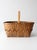 Antique Folk Art Splint Gathering Basket For Sale - Image 9 of 13