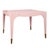 Worlds Away Matthew Izzo Home Lacey Pink Lacquer Game Table For Sale - Image 4 of 9