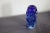 Sweden desgn circa 1940s blown art glass vase in blue colour. A beautiful vase with intense colour of the blue has a...
