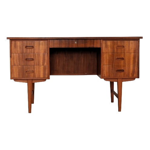 Vintage Danish Desk in Teak, 1960s For Sale