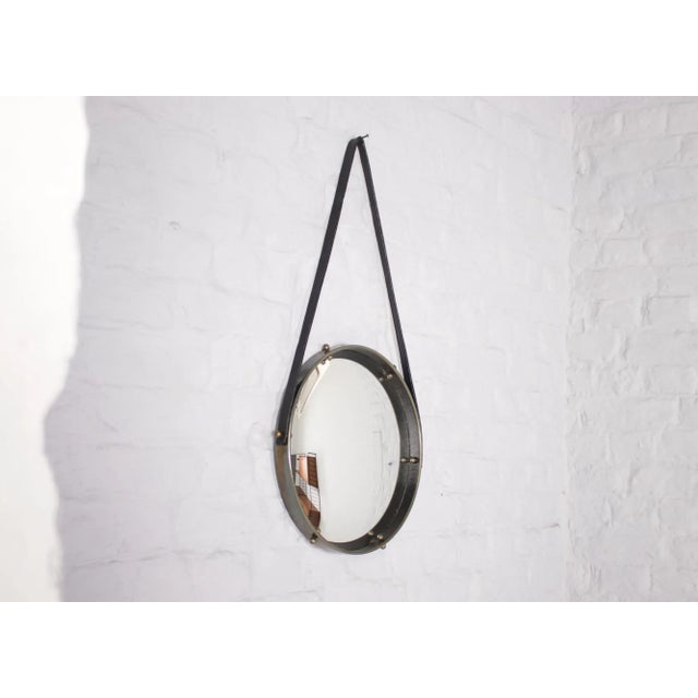 Mid-Century Modern Suspended Convex Mirror, 1960s For Sale - Image 3 of 9