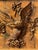 19th Century Giltwood Pier Mirror With Carved Eagle For Sale - Image 4 of 5