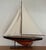 Vintage Triple Sail Coastal Scale Model of Sail Boat For Sale - Image 12 of 12