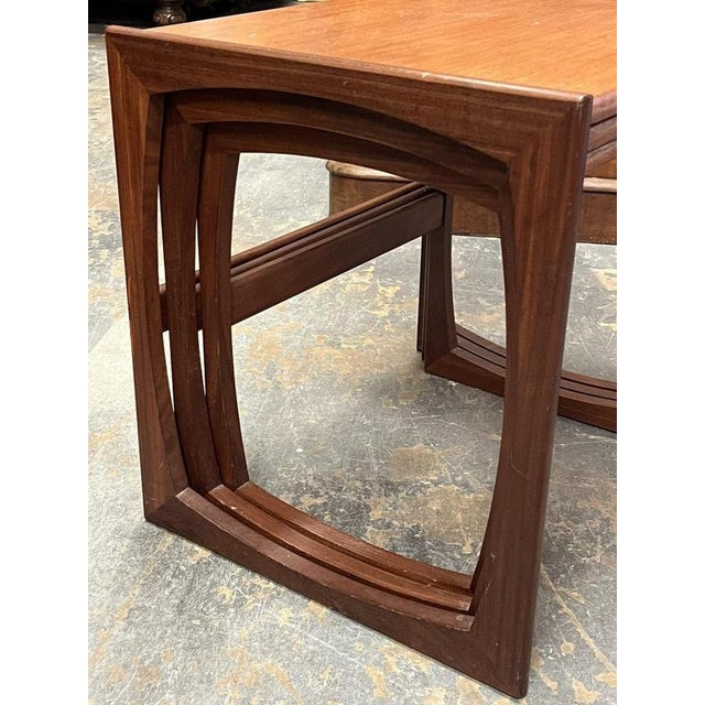 Mid-Century Nest of Tables from G-Plan, Set of 3 For Sale - Image 5 of 9