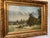 A large, beautifully atmospheric pastoral landscape by Belgian painter Guillaume Lauters (1845–1937), depicting a tranquil...