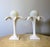 White Ceramic Palm Tree Table Lamps by Michael Andersen, 1970s, Set of 2 For Sale - Image 5 of 11