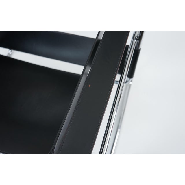 Black Vintage Wassily B3 Chairs by Marcel Breuer for Gavina, 1960s, Set of 2 For Sale - Image 8 of 18