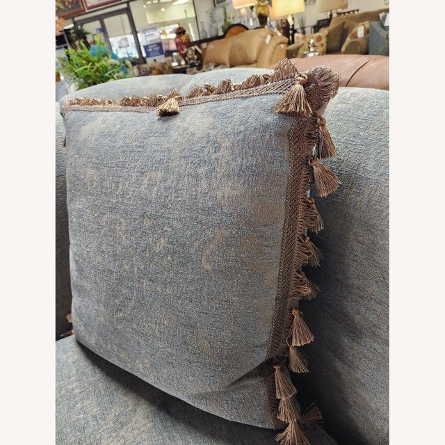 Textile Lexington Furniture Velvet Sofa For Sale - Image 7 of 9