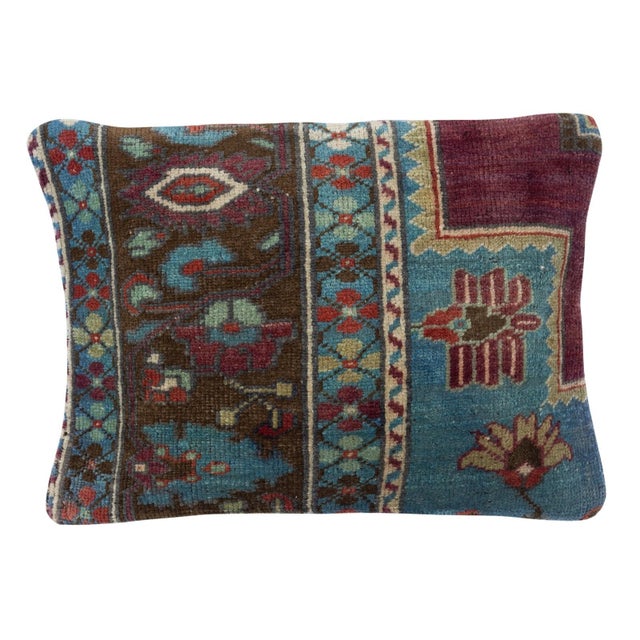 Bring history and warmth into your home with this vintage handmade Turkish wool rug cushion cover set. This pair of...