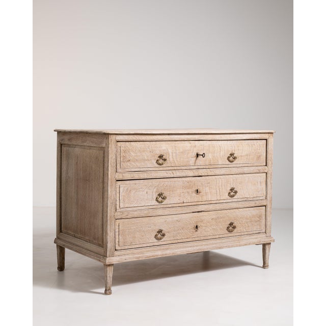 French Oak Chest of Drawers, Antique, France, Early 19th Century For Sale - Image 4 of 14