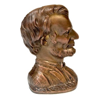 Bronze Lincoln Bookend or Doorstop, in the Style of Victor David Brenner For Sale