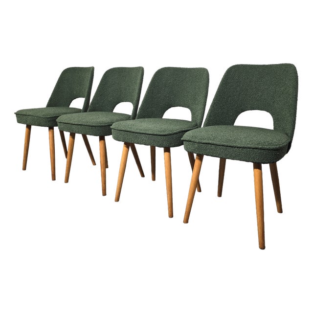 Dining Chairs by Oswald Haerdtl for Ton, 1950s, Set of 4 For Sale
