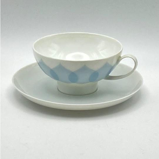 Vintage Bjorn Wiinblad “Lotus Azure” for Rosenthal Studio-Line Coffee & Dessert Service for 12: Complete 40-Piece Set For Sale - Image 12 of 18