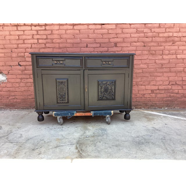 Vintage spanish sideboard newly restored