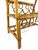 1960s Vintage Mid Century Bamboo Rattan Bar Cart Rack Stand With Handles For Sale - Image 5 of 15