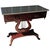 Vintage Victorian Lyre Base Foyer Console Table With Granite/Marble Top For Sale - Image 11 of 12