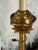 Vintage Brass Rose Table Lamp Twisted Vine Black Tole Shade Hollywood Regency For Sale In Chicago - Image 6 of 12