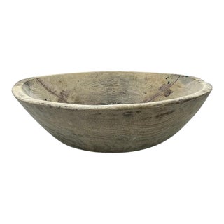 Vintage Wooden Parat Bowl - Small For Sale