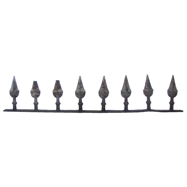 Late 19th Century Antique French Iron Spear Architectural Element For Sale - Image 5 of 5