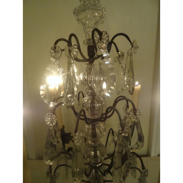 19th Century Crystal Girandole For Sale - Image 4 of 7