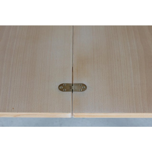 Vintage Extendable Coffee Table in Beech Model Fh 4500 by Børge Mogensen for Fritz Hansen, Denmark, 1970s For Sale - Image 6 of 8