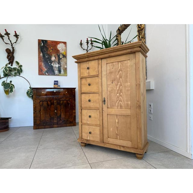 Rustic Farmhouse Pantry Cupboard For Sale - Image 8 of 8