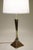 Mid-Century Modern 1970s Laurel Mid Century Modern Pyramid Brass Wood Table Lamp Montagna Grillo Tonello Italy High Society For Sale - Image 3 of 12
