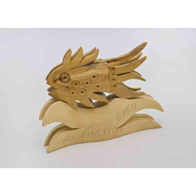 Fernando Codognotto, Fish, Wood Sculpture, 2024 For Sale - Image 3 of 5