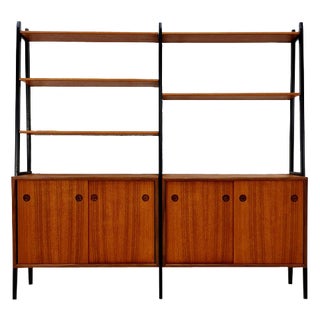 Danish Freestanding Bookshelf System in Teak by Bengt Ruda, 1960s For Sale