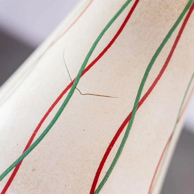 Gold Brass & Glass 6-Light Pendant Lamp, 1950s For Sale - Image 8 of 9