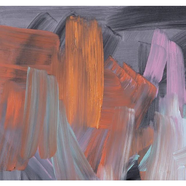 Author: Daiga Kruze, You are a tree, a bird or a mountain IV, oil on canvas, size: 110 x 150 cm, year of 2023