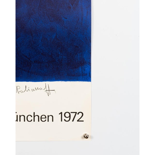 Munich Olympics Lithograph Poster by Serge Poliakoff, 1972 For Sale - Image 4 of 9