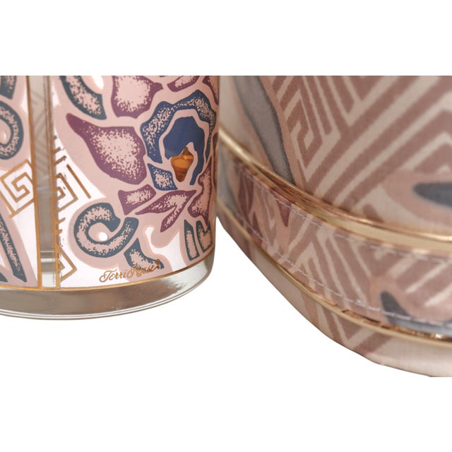 Terri Roese “Cymbaline Cameo” Ice Bucket & Glasses, 5pcs For Sale - Image 9 of 10