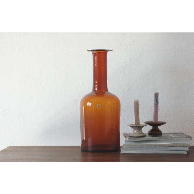 1960s Vase by Otto Brauer for Holmegaard, 1960s For Sale - Image 5 of 9