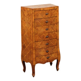 Lord & Taylor Italian Olivewood Lingerie Chest For Sale