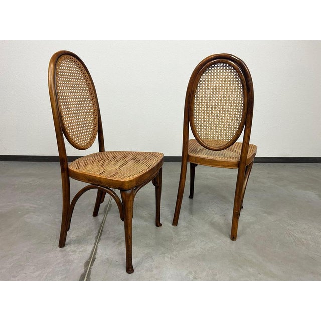 Set of Chairs by Otto Prutscher for Café Heinrichshof, 1890s For Sale - Image 3 of 13