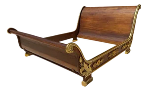 Empire Style Bed in Mahogany