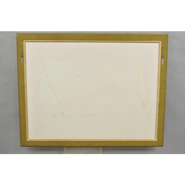 Vintage Italian Hollywood Regency Gold Giltwood Large Rectangular Wall Mirror For Sale - Image 11 of 14