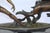 1990s Art Deco Bronze (Amazon Hunter) Large Black Marble After Ketley heavy For Sale - Image 17 of 18