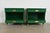 John Widdicomb Mid-Century Modern Hollywood Regency Green Lacquered Nightstands, Newly Refinished For Sale In South Bend - Image 6 of 13