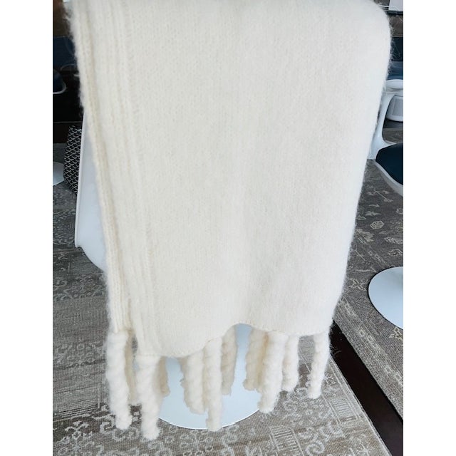 Luxurious Alpaca Throw Blanket with Extra Thick Braided Tassel Fringe – Made in Peru - by Parachute Home Add a touch of...