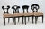 Contemporary Biedermeier Ebonized Dining Chairs, Set of 8 For Sale - Image 3 of 18